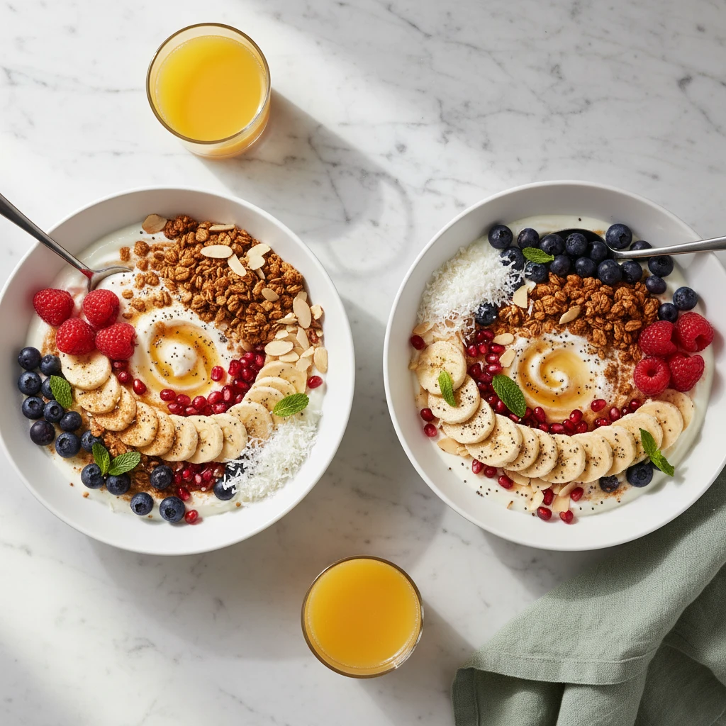 Yogurt Bowl Aesthetic serving suggestion