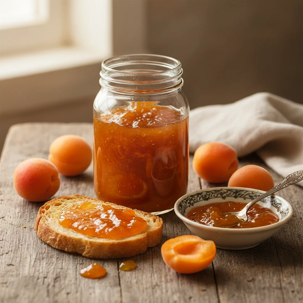 Apricot Jam Recipe serving suggestion