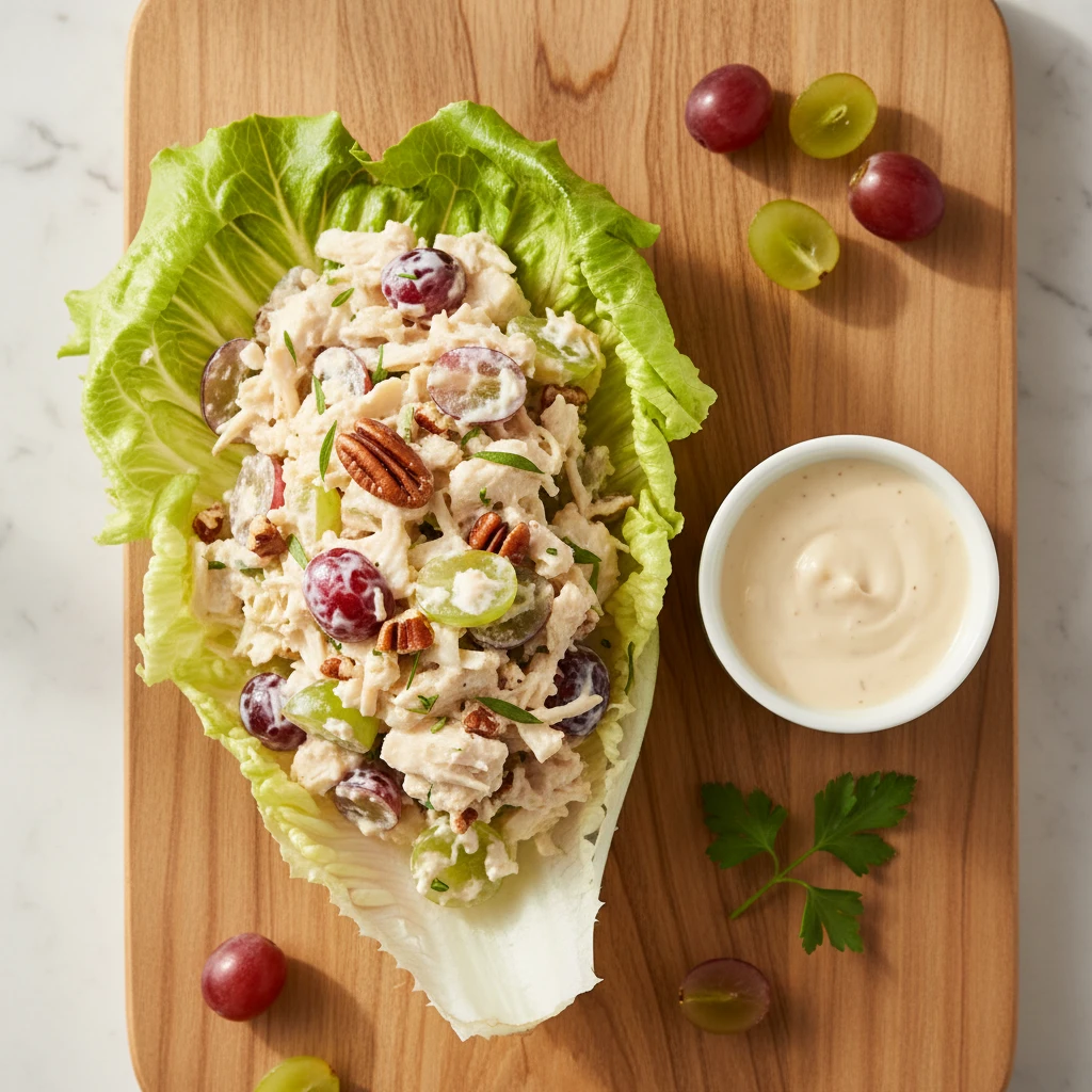 Chicken Salad with Grapes serving suggestion