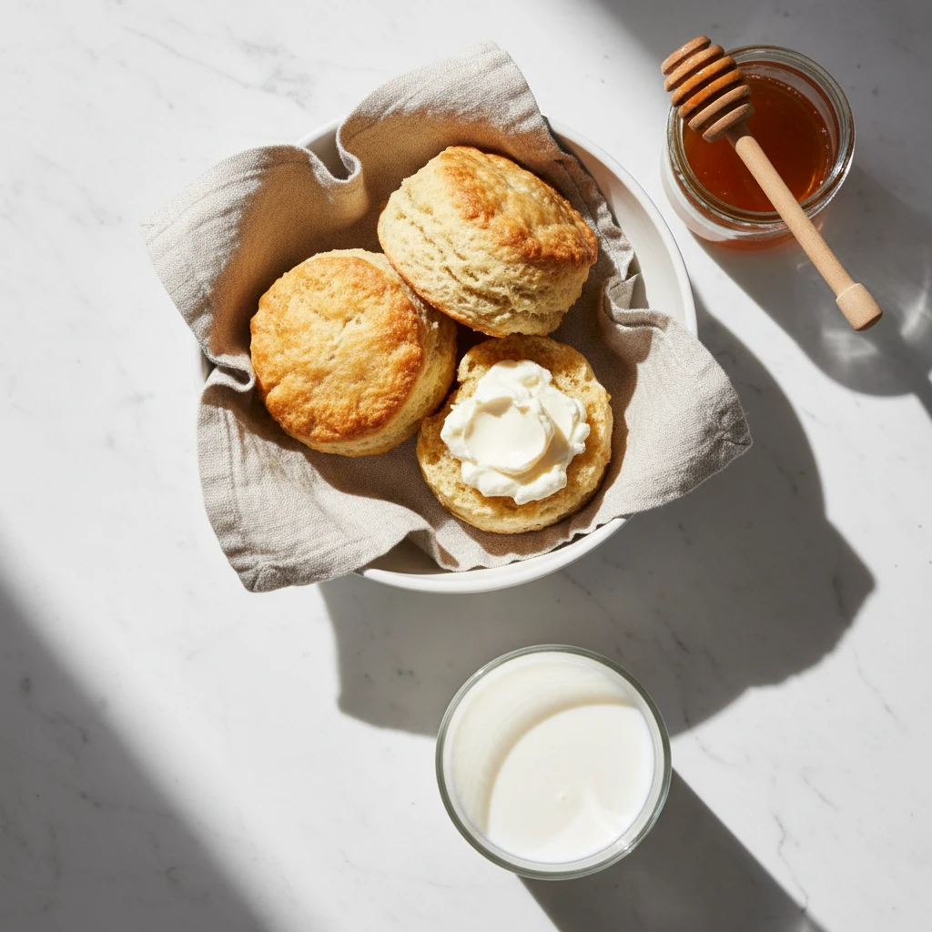 Honey Butter Biscuits serving suggestion