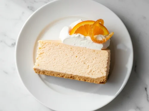 No Bake Orange Creamsicle Cheesecake