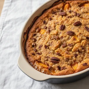 Peach Dump Cake