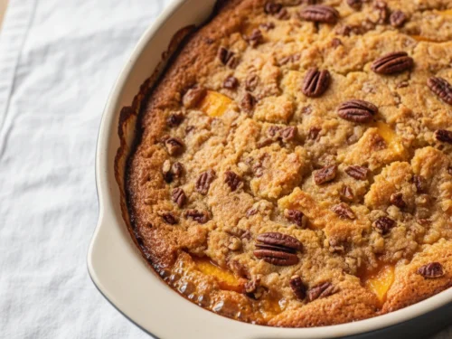 Peach Dump Cake