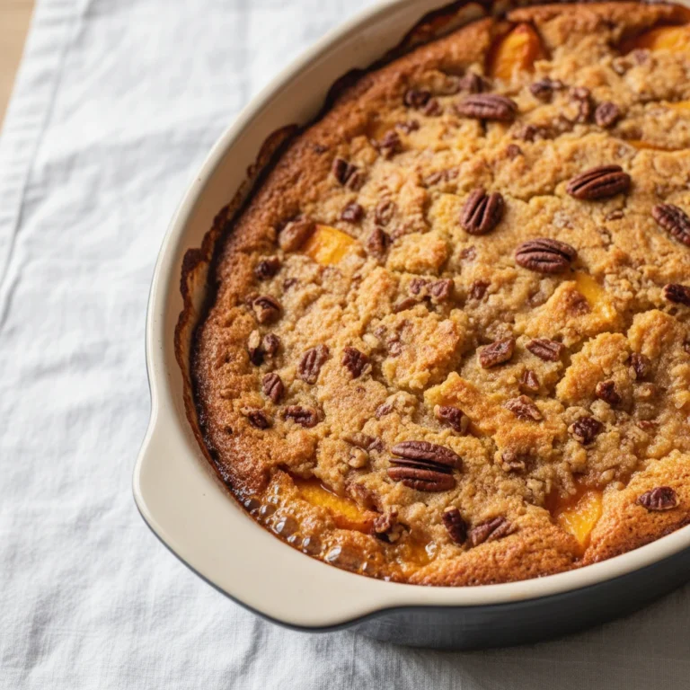 Peach Dump Cake