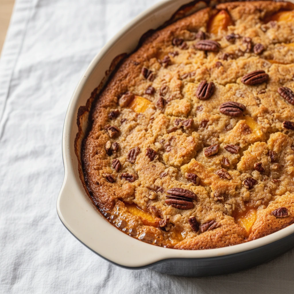 Peach Dump Cake