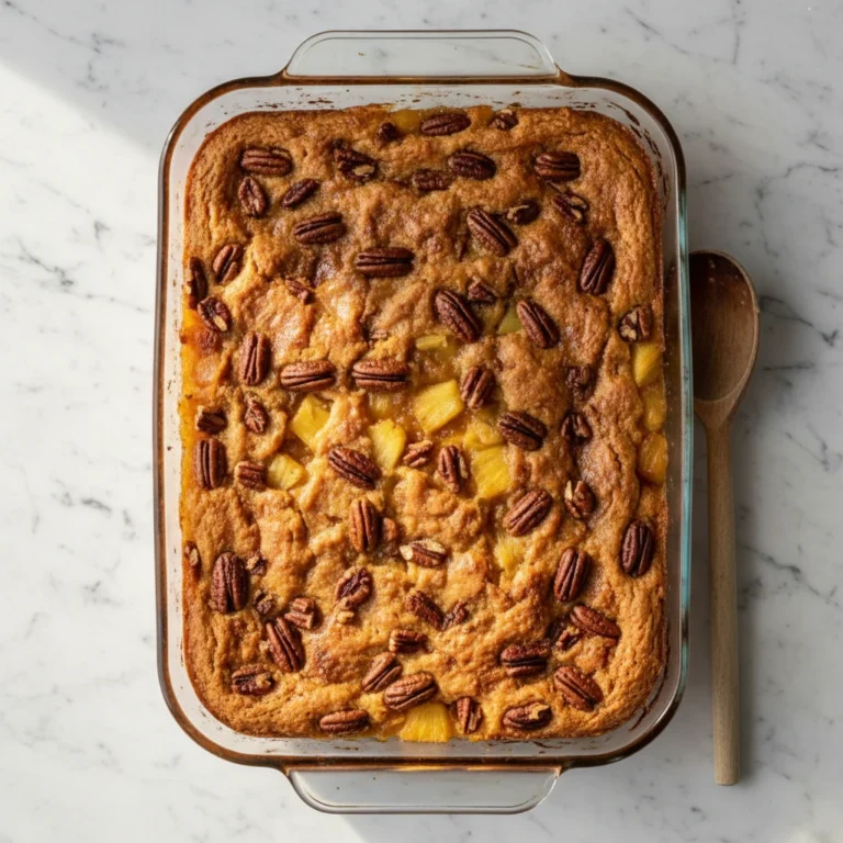 Pineapple Dump Cake Recipe – Easy No-Mix Dessert 1 Pineapple Dump Cake