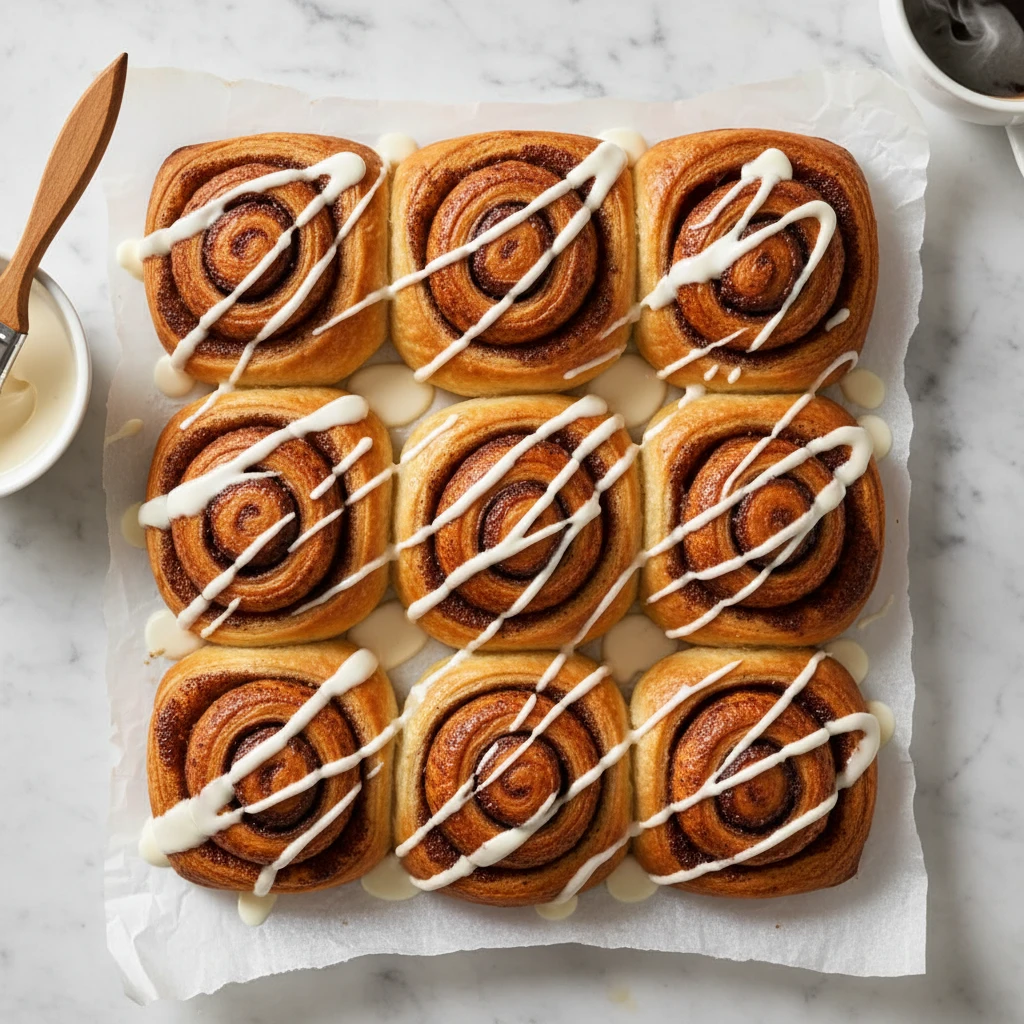 Puff Pastry Cinnamon Rolls