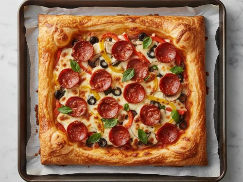 Puff Pastry Pizza