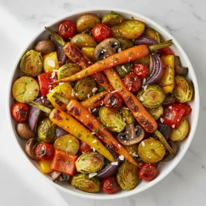 Roasted Vegetable Medley Recipe | Easy One-Pan 4 Roasted Vegetable Medley