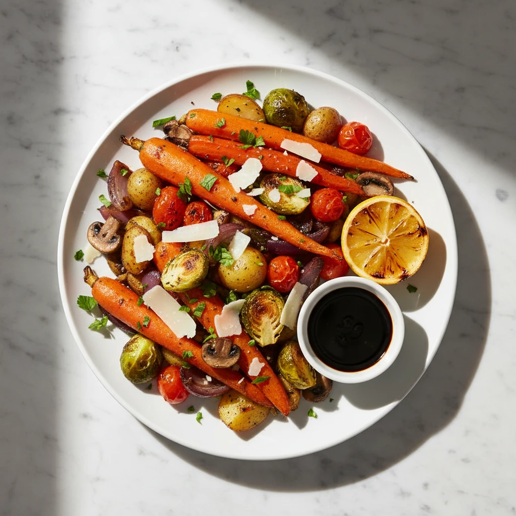 Roasted Vegetable Medley serving suggestion