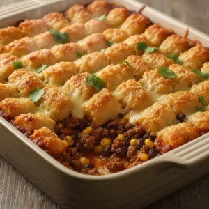 Taco Tater Tot Casserole Recipe | Easy One-Pan 4 Taco Tater Tot Casserole