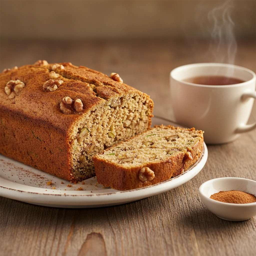 Zucchini Bread serving suggestion