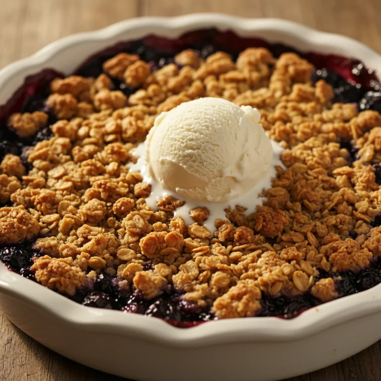 Easy Blueberry Crisp Recipe | Warm & Delicious 1 Blueberry Crisp