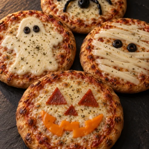Halloween Pizza: Spooky Personal Pizzas for Kids 4 Halloween Pizza