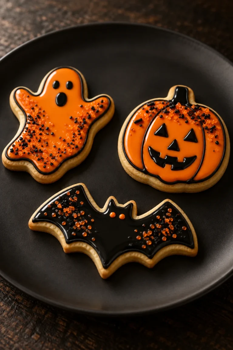 Halloween Sugar Cookies (Cut-Out) with Royal Icing 1 Halloween Sugar Cookies (Cut-Out)
