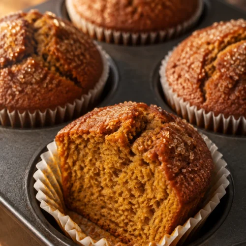 Pumpkin Muffins with Tall Domed Tops 4 Pumpkin Muffins